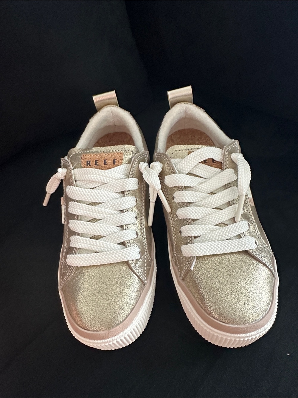 Reef Metallic Gold Low-Top Sneakers